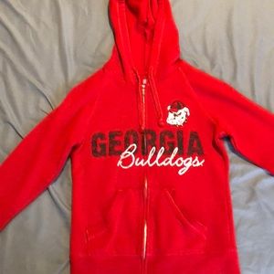 Georgia Bulldogs Zip Up Hoodie